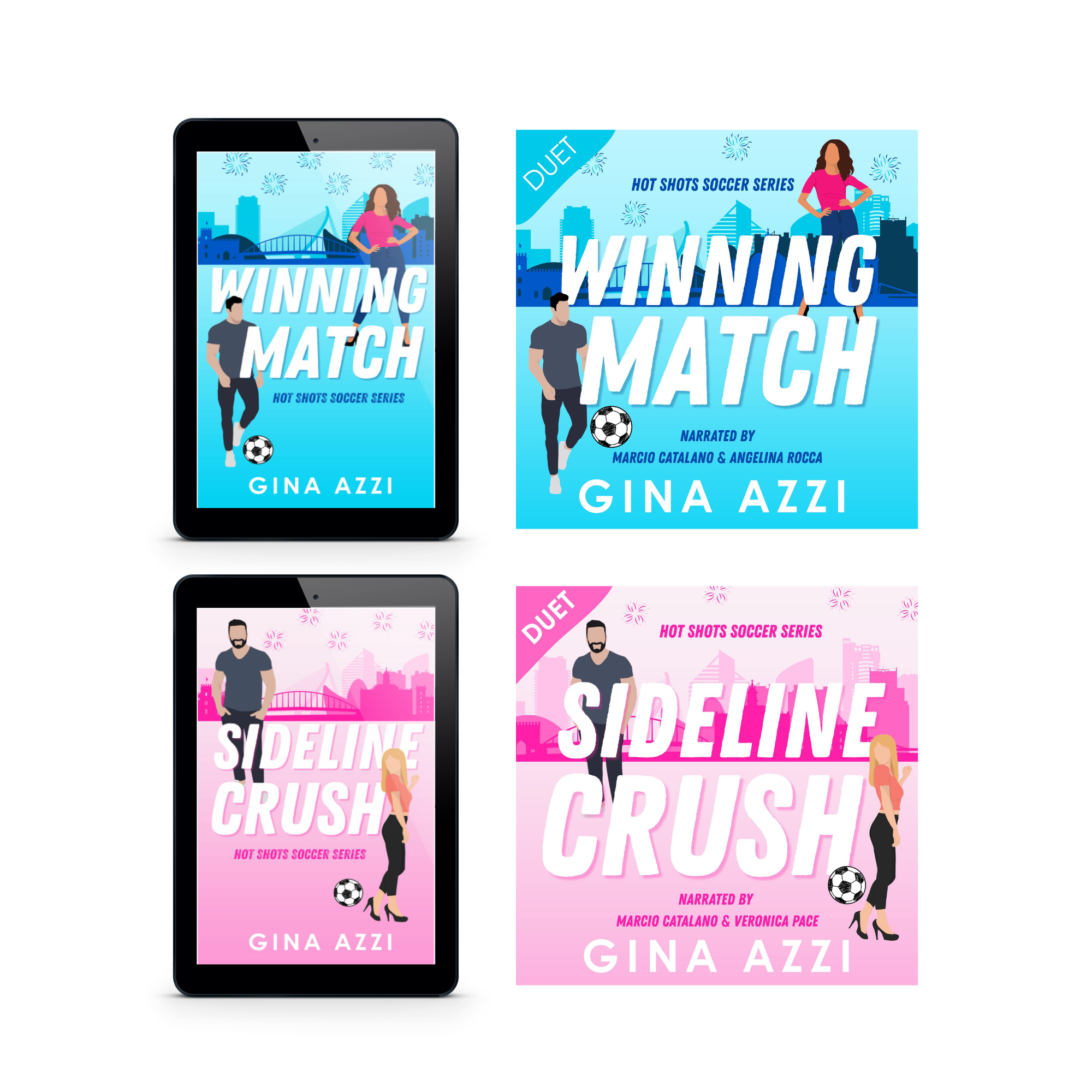 Hot Shots Bundle (2 EBOOKS + 2 AUDIOBOOKS)