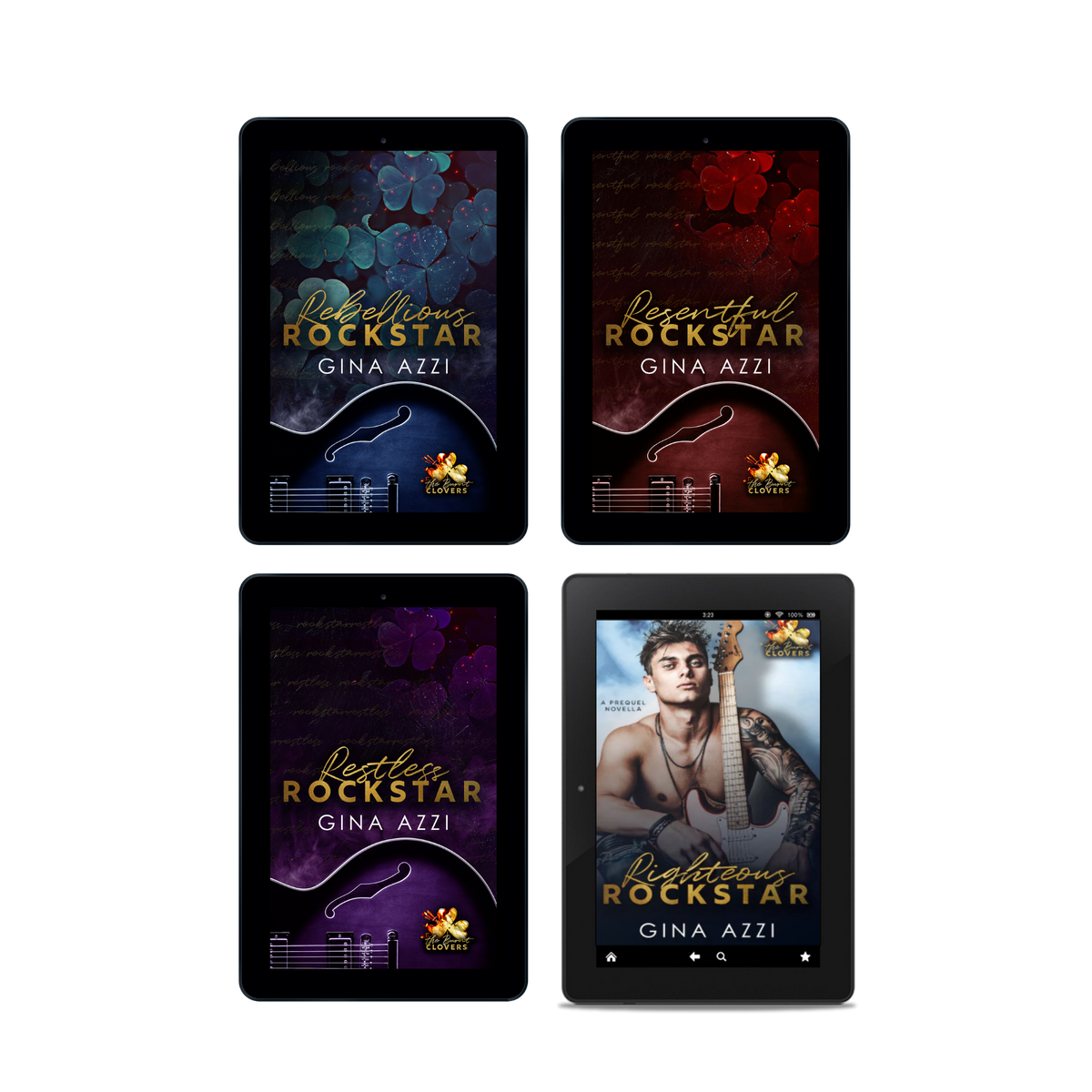 The Burnt Clovers ebook bundle by Gina Azzi