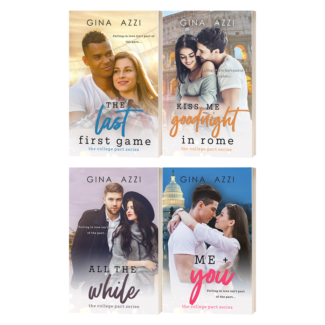 The College Pact Signed Paperback Bundle-Couple Covers