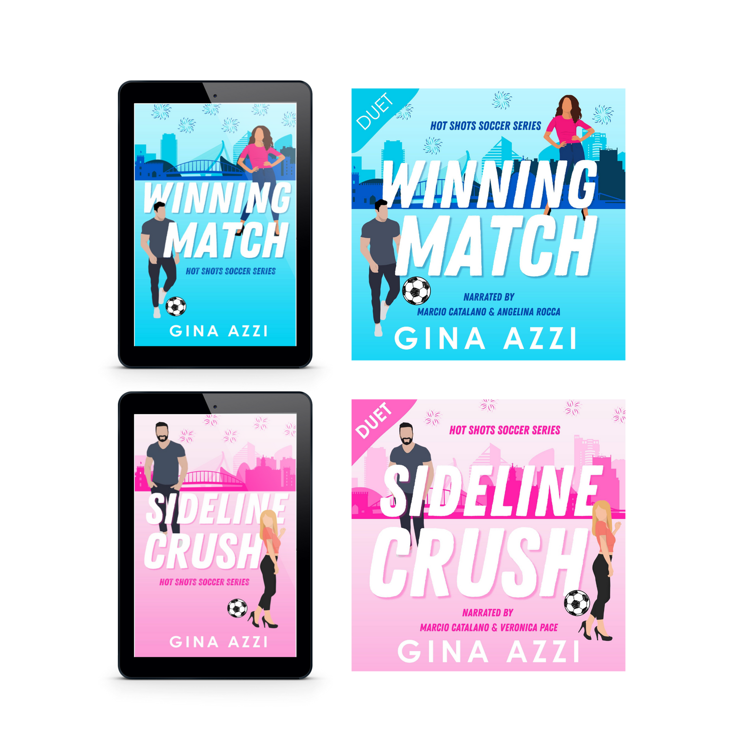 Hot Shots Bundle (2 EBOOKS + 2 AUDIOBOOKS)