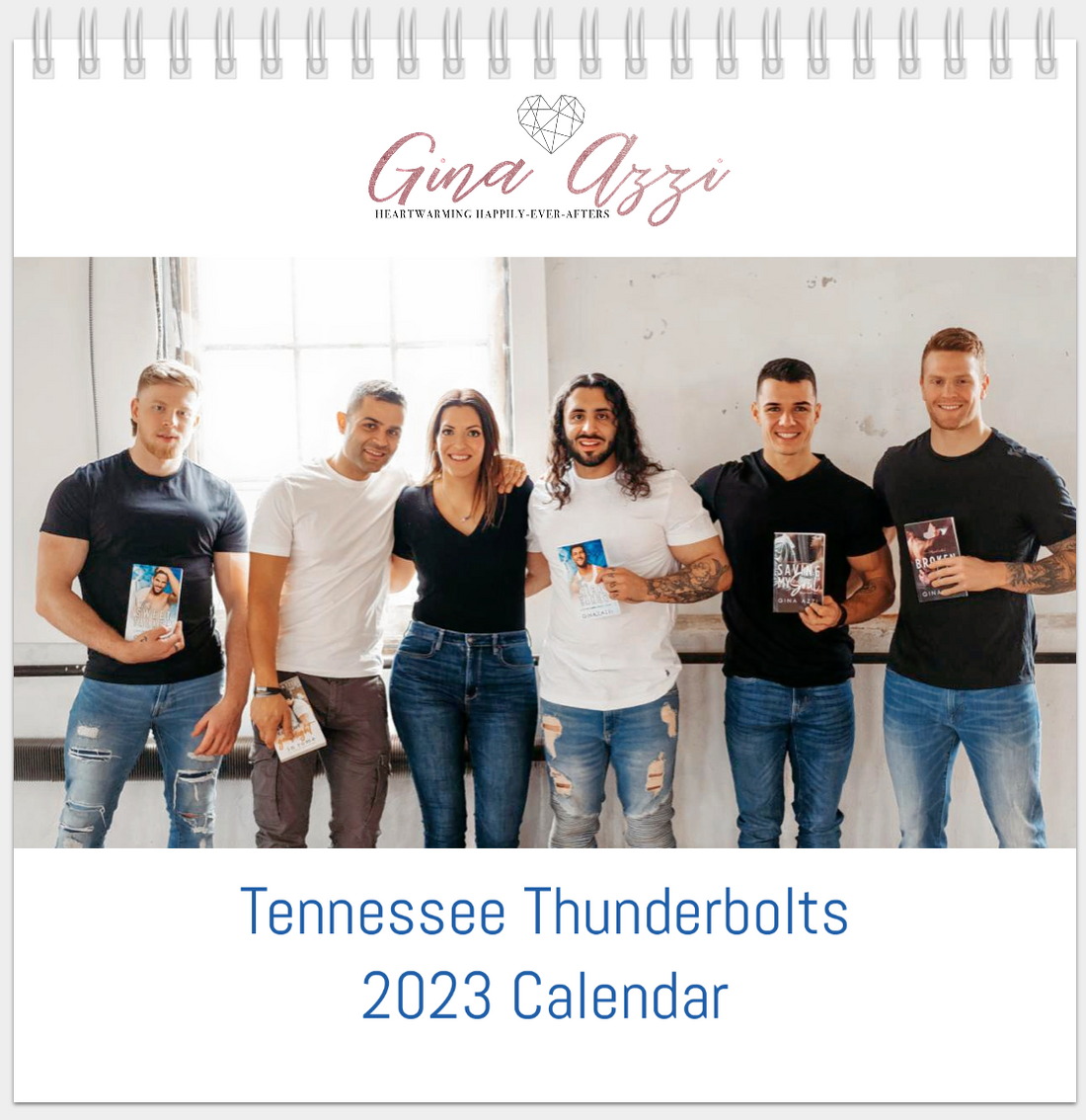 _Gift_2023 Tennessee Thunderbolts Desk Calendar