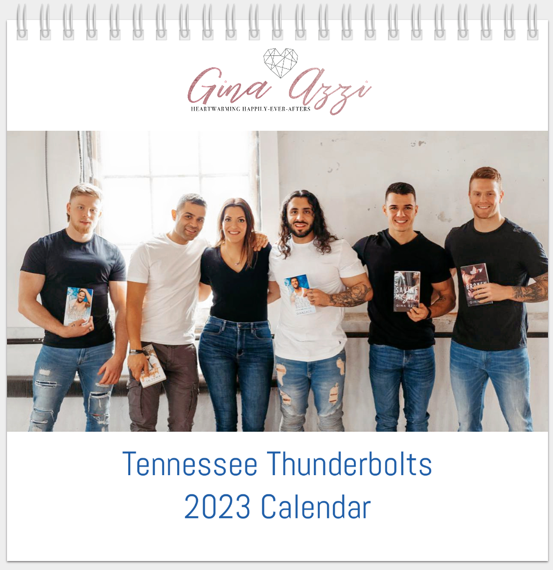 _Gift_2023 Tennessee Thunderbolts Desk Calendar